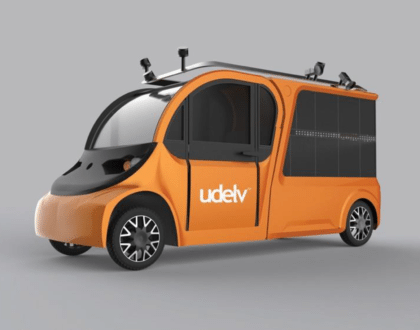 Udelv's self-driving delivery truck begins public testing in California     - Roadshow