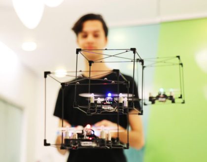 Flying Lego? Drones mimic brick formations in middair     - CNET